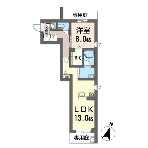 サンドミールの物件間取画像