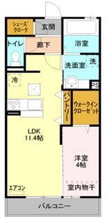 プレミアージュの物件間取画像