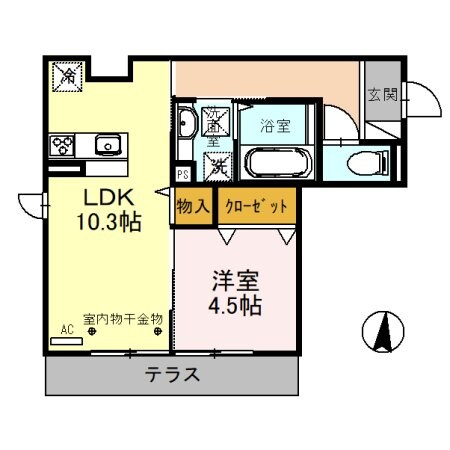 ルリアン元町の物件間取画像