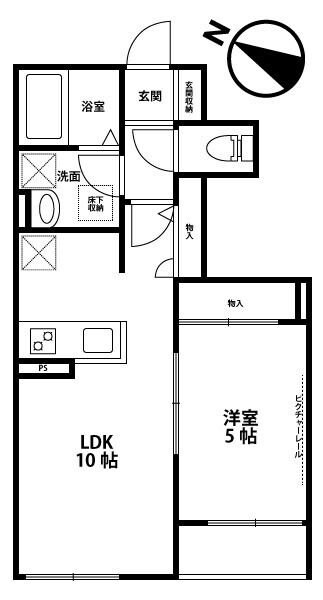 プリムヴェールの物件間取画像