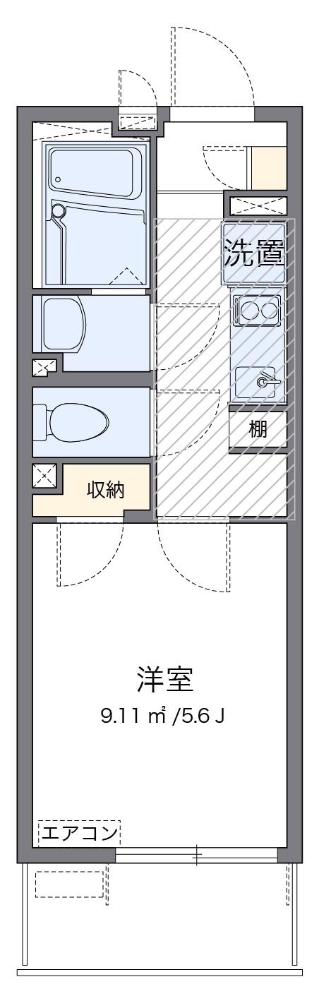 レオネクストＹＡＭの物件間取画像