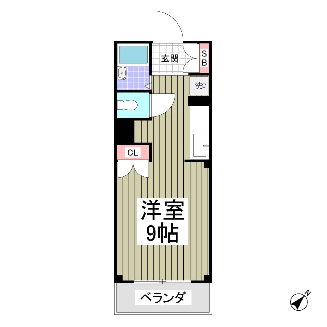 メゾンルシエールの物件間取画像