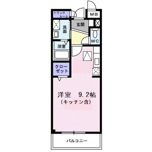 ラーバン　リッシェルの物件間取画像