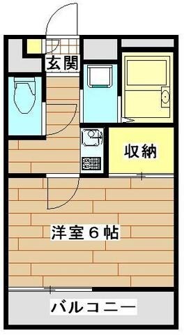 レオパレスアルビレオの物件間取画像