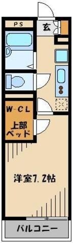 レオパレスグリーンバレー内谷の物件間取画像