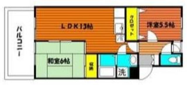 メゾン島田の物件間取画像