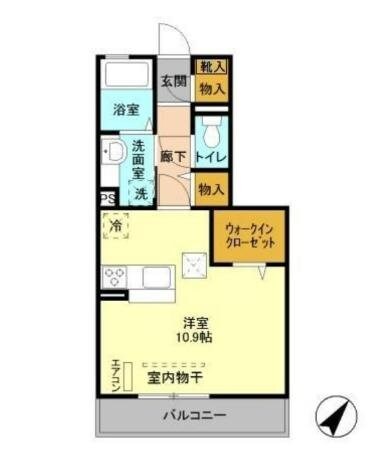 ボナール　一の鳥居の物件間取画像