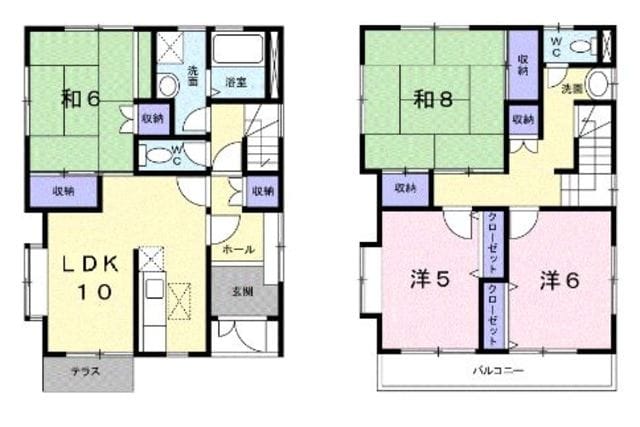 戸建の物件間取画像