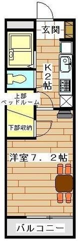 レオパレス西本郷の物件間取画像