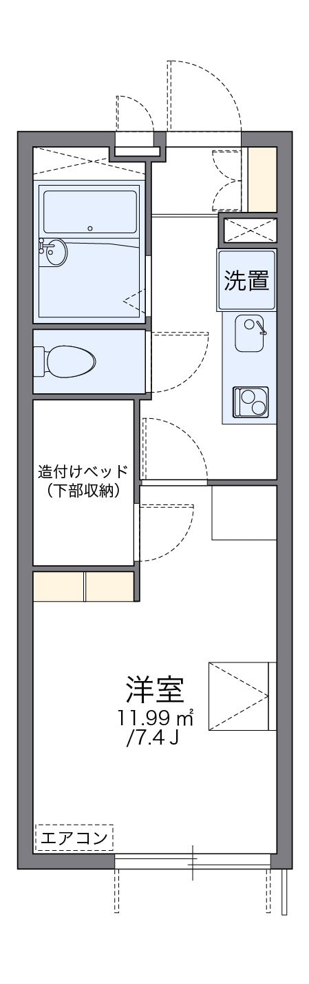 レオパレスキルシュバウムの物件間取画像