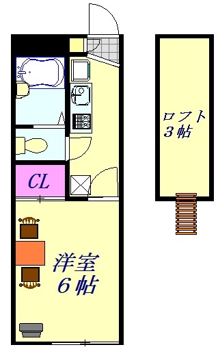 レオパレスグリーンステージ大宮の物件間取画像