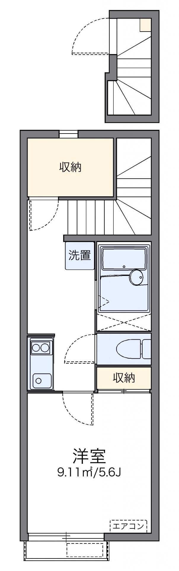 レオネクストさくの物件間取画像