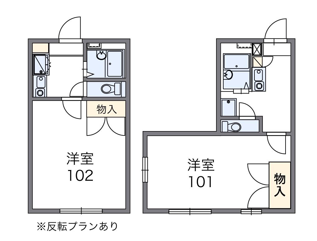 レオパレス城南の物件間取画像