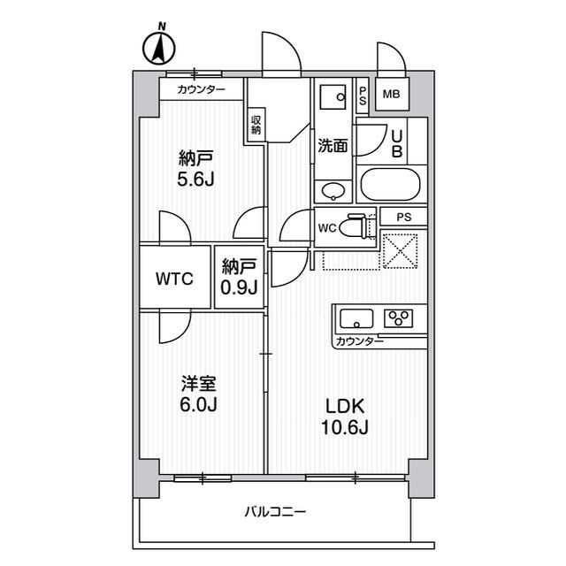 ラグゼナ浦和の物件間取画像