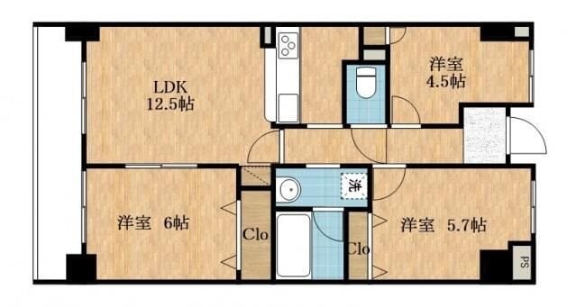 ブライトンコートの物件間取画像