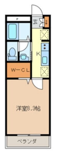 マイシティ上小町の物件間取画像