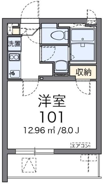 クレイノＫＭＹ南与野の物件間取画像