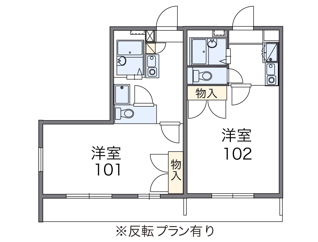 レオパレスホワイエIの物件間取画像