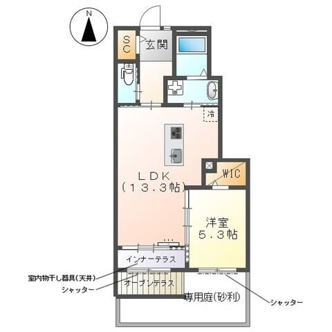 プランドールの物件間取画像