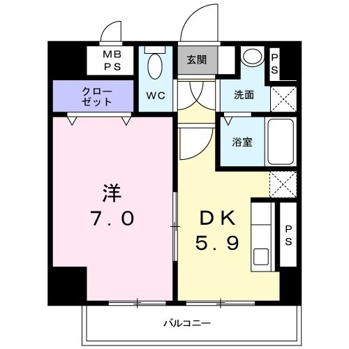 メゾン　ド　レイの物件間取画像