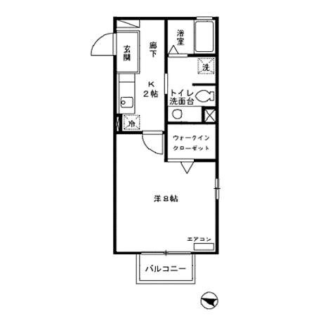 Ｃａｓａ・Ｖｉｒｅｎｔｅの物件間取画像