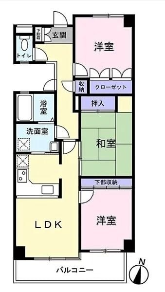 セントヒルズ浦和の物件間取画像