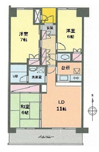 アーバン・ヴィラの物件間取画像