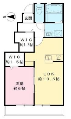 グラスＩ（アイ）ラピスの物件間取画像