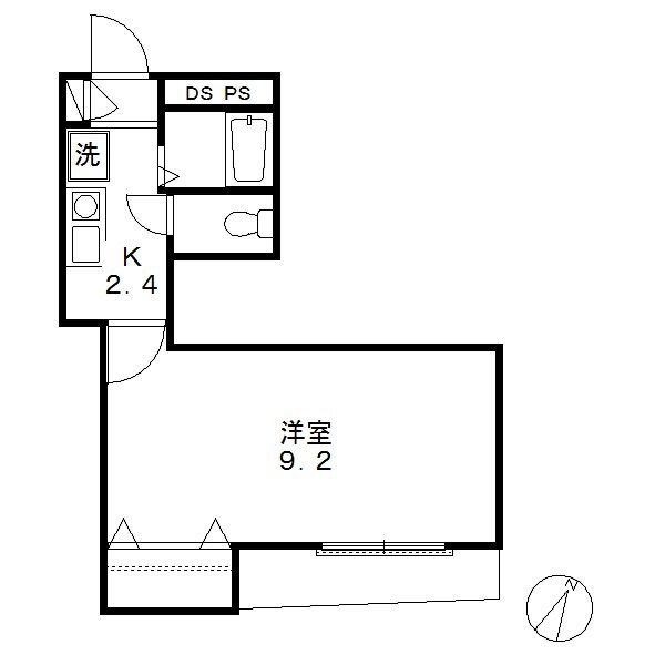 レスポワールの物件間取画像