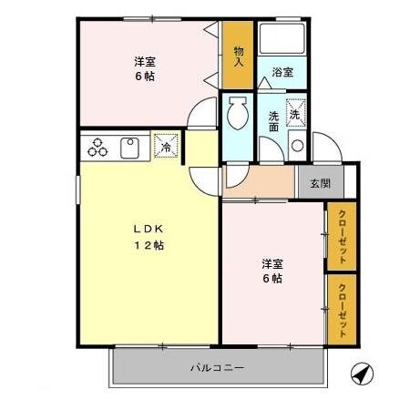 プリマベーラ　Ｃの物件間取画像