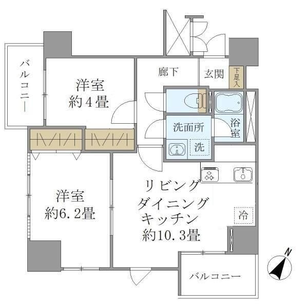 ＩＳＭ大宮の物件間取画像