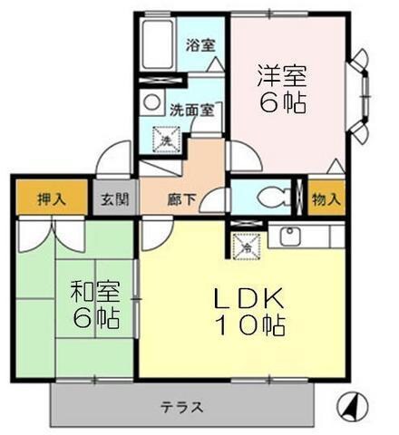 イーストリヴァ　壱番館の物件間取画像