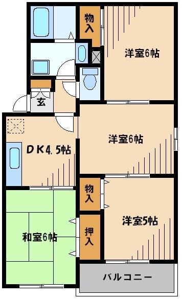 物件間取画像