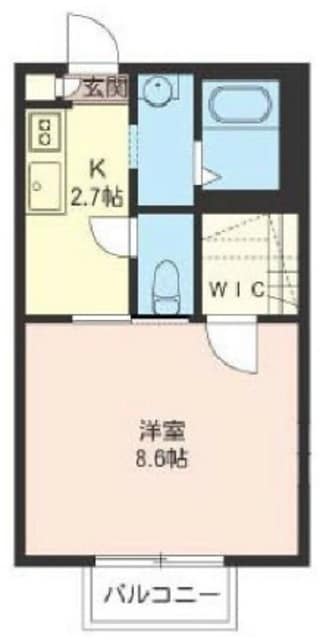 メゾンクレルの物件間取画像