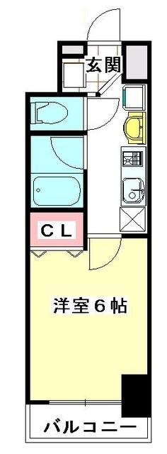 スパシエルクス大宮の物件間取画像