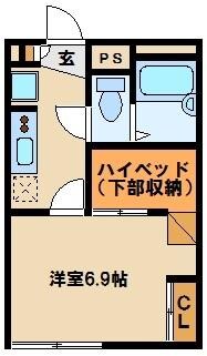 レオパレス竹の物件間取画像