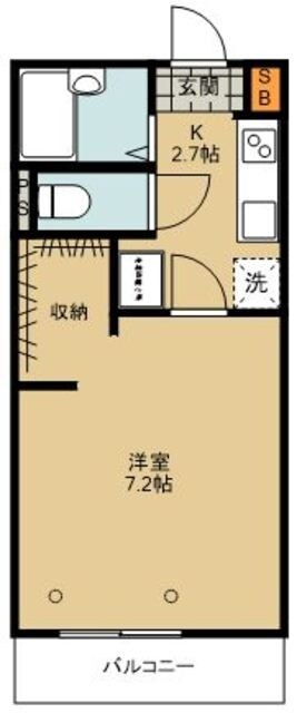 メゾンポロニアの物件間取画像