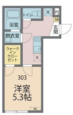 カインドネス志木の物件間取画像