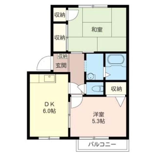 アンタレス　北野　Ａの物件間取画像