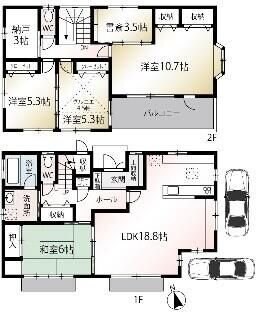 志木市本町６丁目戸建ての物件間取画像