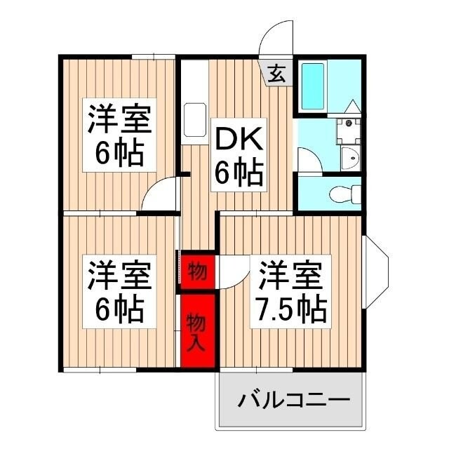 メゾン大和田の物件間取画像