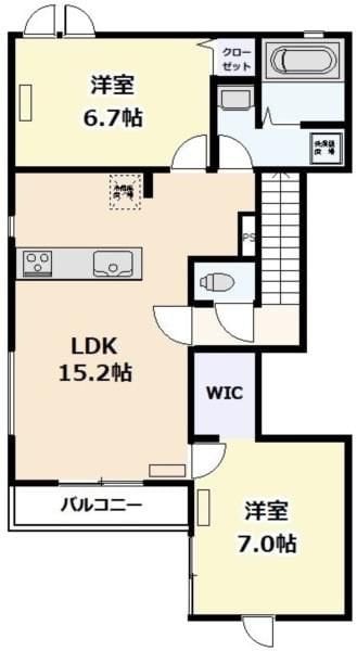 Ａｓｔｅｒｉｐｅｄｉｏ鶴瀬の物件間取画像