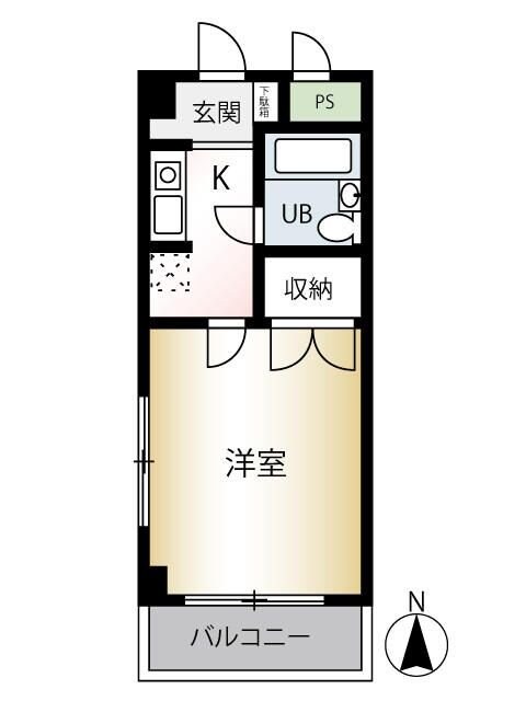 メゾンアサカの物件間取画像