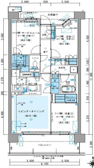 パークホームズ志木コンフォートテラスの物件間取画像