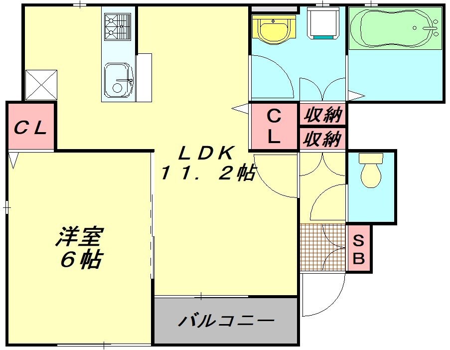 H&K II号館の物件間取画像