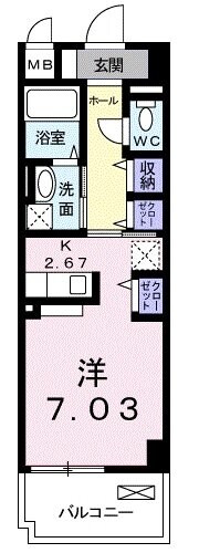 クラール和光の物件間取画像