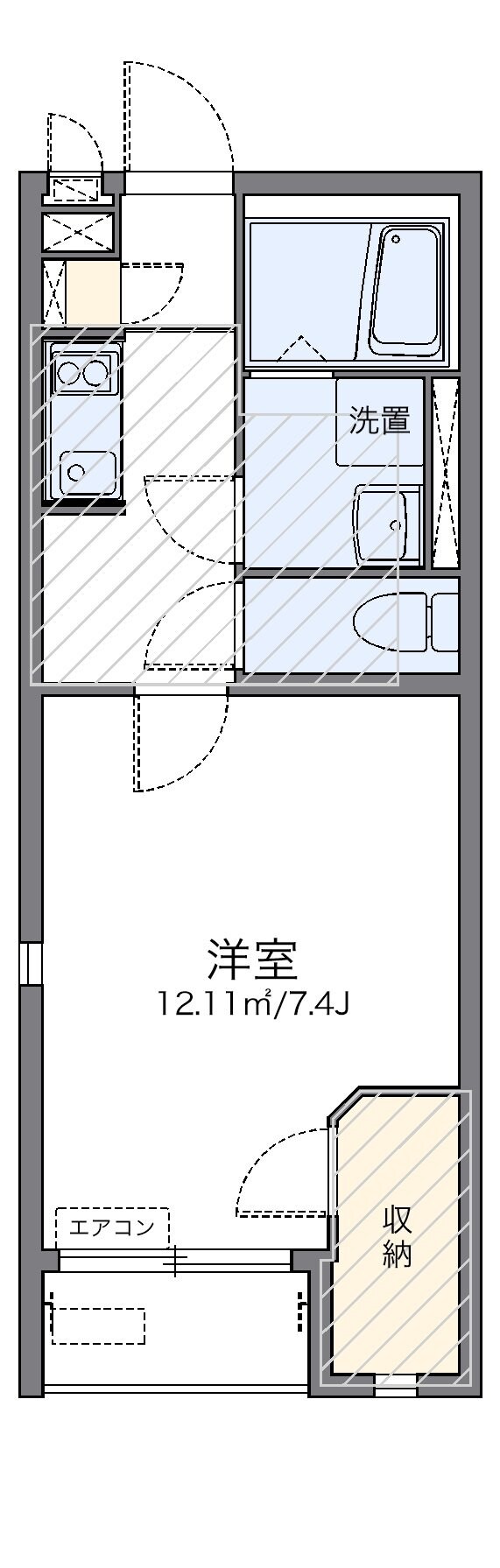 レオネクストスマイルシダーの物件間取画像