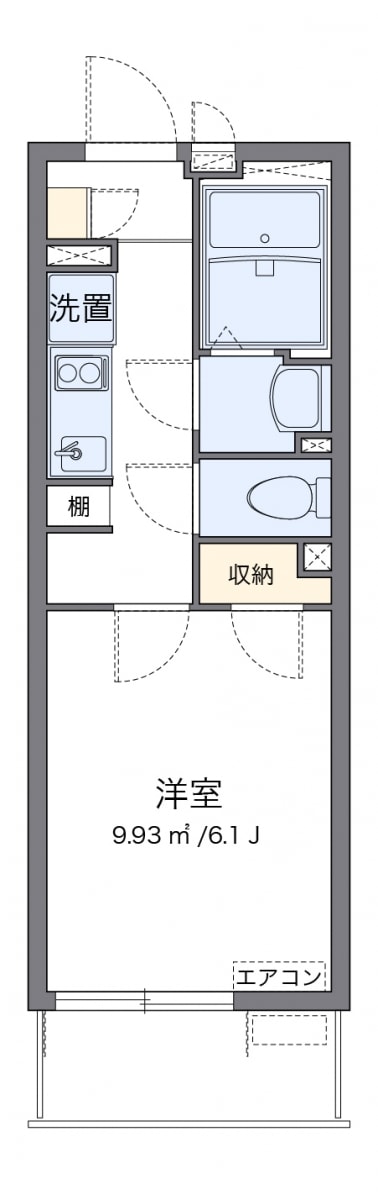 クレイノシーエスハイムIVの物件間取画像