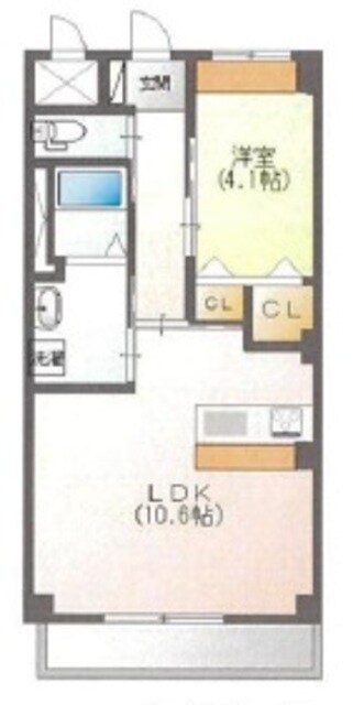 レスポワールの物件間取画像