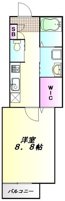 クレサージュ上福岡の物件間取画像